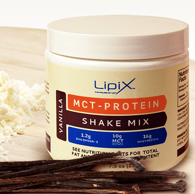 LipiX© MCT Protein Shake Mix - 14 Servings